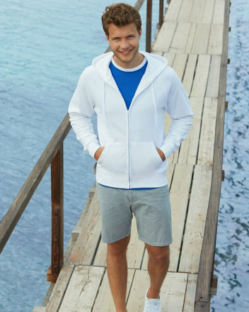 Lightweight Hooded Sweat Jacket