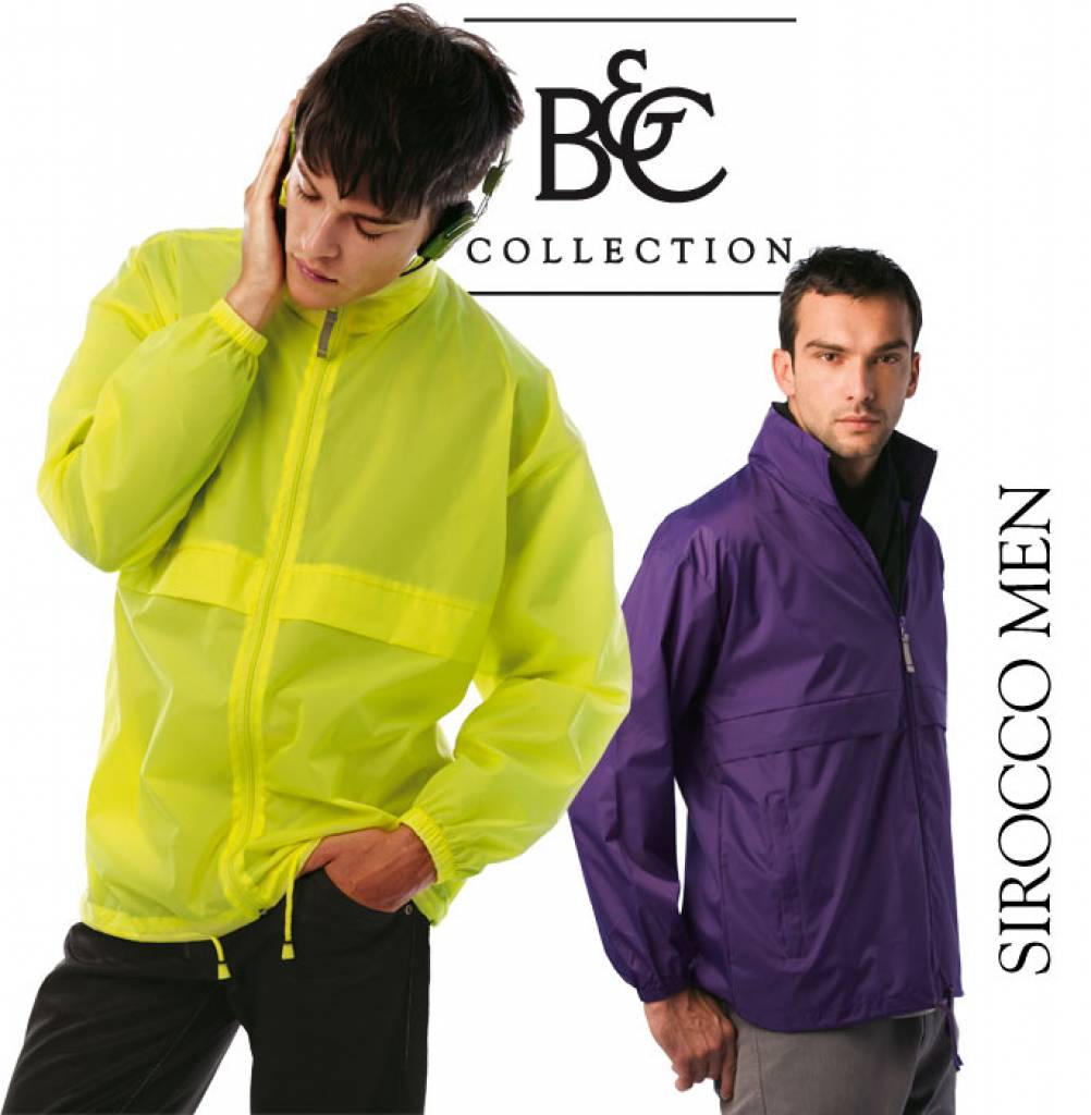 мужские ветровки B&C Sirocco